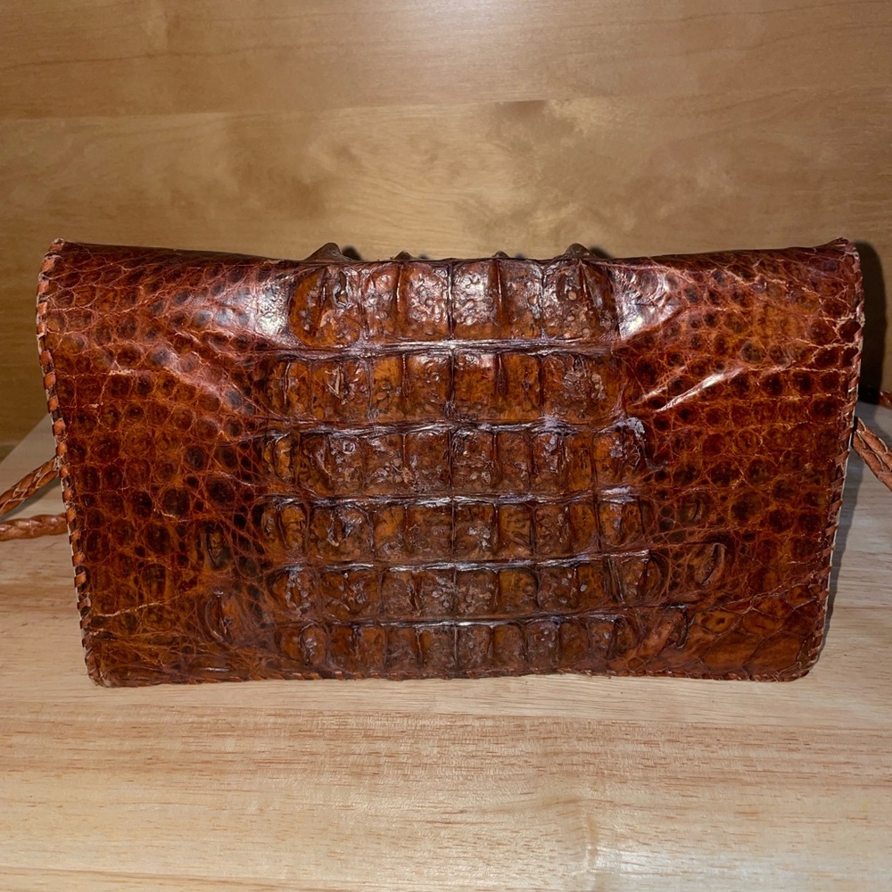 Vintage Genuine Alligator Leather Purse